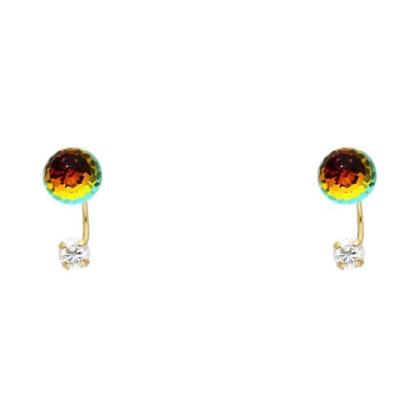 14KY Stud Earrings w/Screw