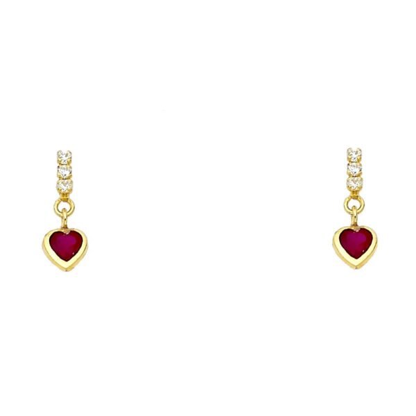 14KY Stud Earrings w/Screw