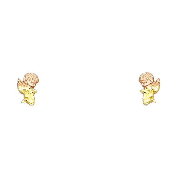 14KY Stud Earrings w/Screw