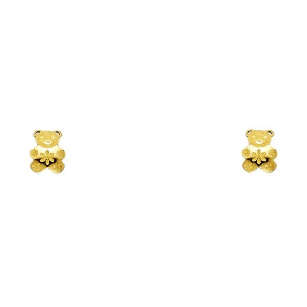 14KY Stud Earrings w/Screw