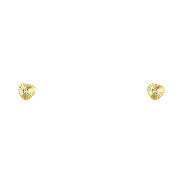14KY Stud Earrings w/Screw
