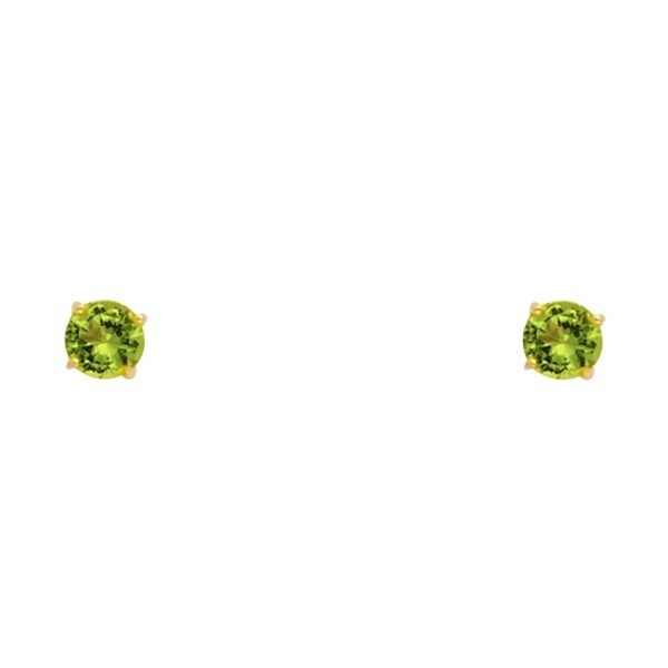 14KY RD 3mm Stud Earrings w/Screw (AUG)