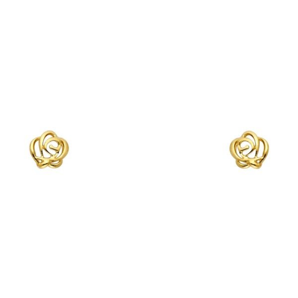 14KY Stud Earrings w/Screw