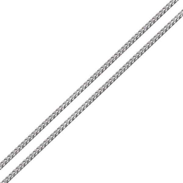 Sterling Silver 925 Rhodium Plated Franco Chain 2mm