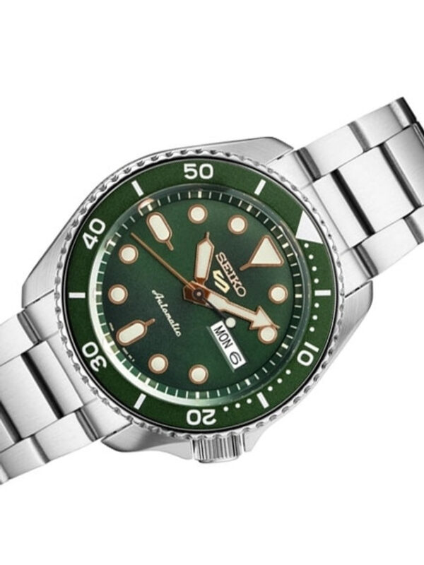 Seiko 5 SRPD63 - Sports Automatic Watch with Green Dial - Image 2