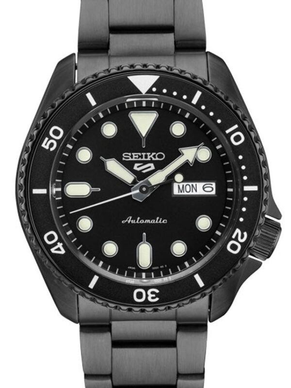 SRPD65 Seiko 5 Sports Men's Black Watch