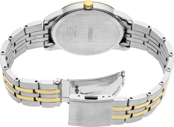 SUR402 Seiko Essential Quartz White Dial Men's Watch - Image 2