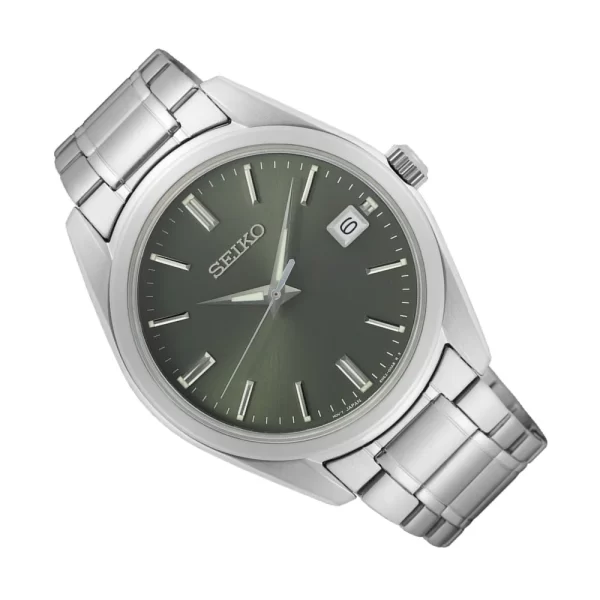 Seiko SUR527 - Quartz Green Dial Men's Watch - Image 3