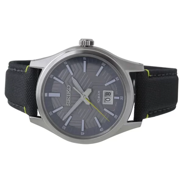 Seiko SUR543 - Quartz Grey Dial Men's Watch - Image 3