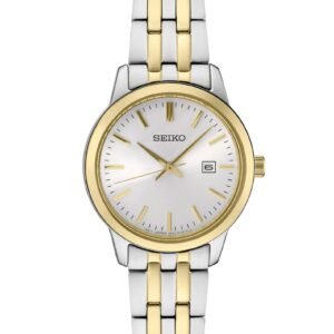 Seiko SUR410 Classic Quartz White Dial Two-tone Ladies Watch
