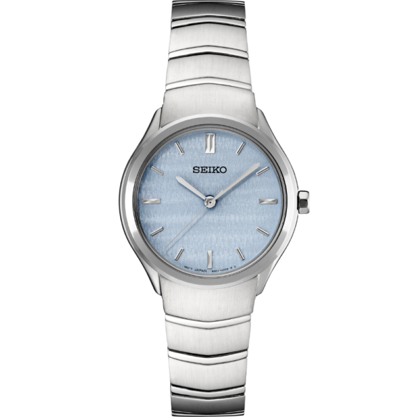 Seiko SUR549 - Women's Blue Dial Silver Stainless Steel Watch