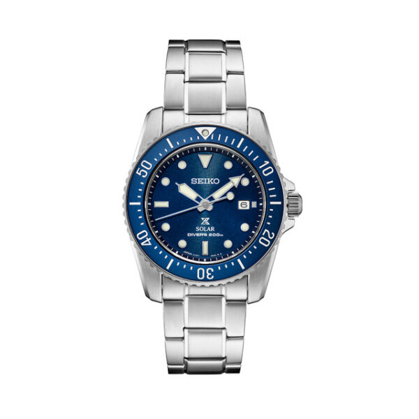 Seiko SNE585 - Prospex Blue Dial Solar Dive Watch 38mm