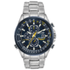 Citizen Men’s Blue Angels Chronograph Date Blue Dial Steel Watch AT8020-54L