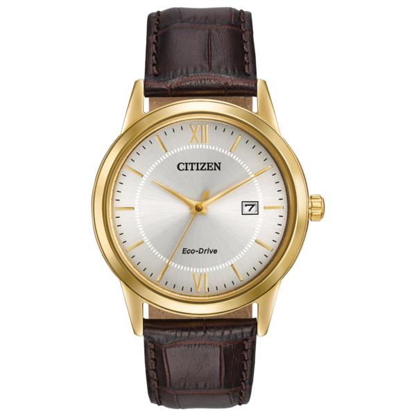 Corso Citizen Men’s Straps Eco-Drive Ivory White Dial Watch AW1232-04A