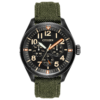 Citizen Eco-Drive men’s watch-Chandler Arabic number Dark Green strap BU2055-16E