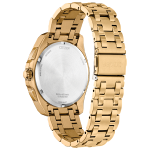 Eco-Drive Men’s Chronograph Gold-Tone Stainless Steel Watch CA4512-50E