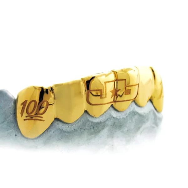 4 Engraved Teeth - Image 2