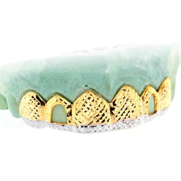 6 Teeth Diamond Cut Grill - Image 2