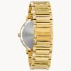 97D115 Bulova Diamond Gold Dial Men’s Watch