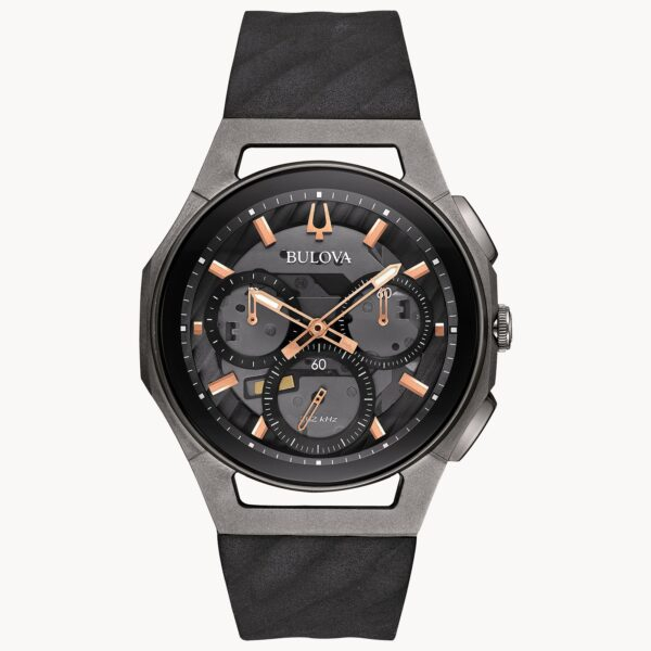 98A162 Bulova Curv Chronograph Dark Gray Dial Men's Watch