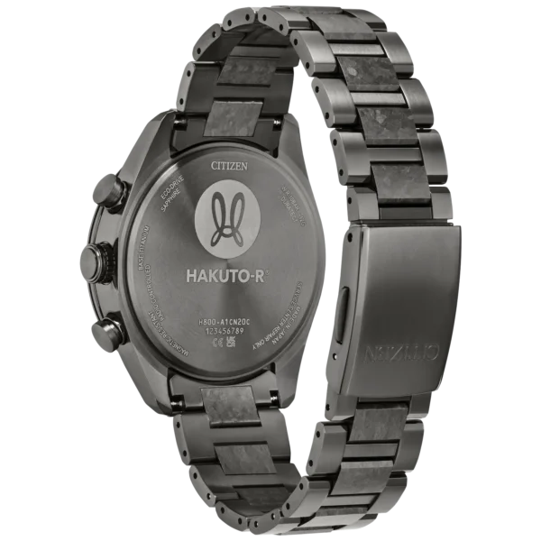 AT8287-62E Citizen Attesa Black HAKUTO-R Titanium Men's Watch - Image 3
