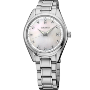 SUR579 Seiko Diamond Quartz Mother of Pearl Dial Ladies Watch