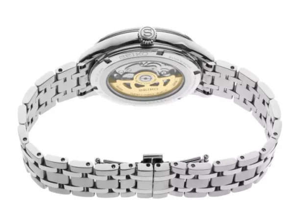SRPF53 Seiko Men's Presage Automatic Stainless Case Blue Steel Band Watch
