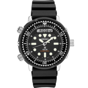 Seiko Prospex Divers Solar Black Dial Men's Watch SNJ025