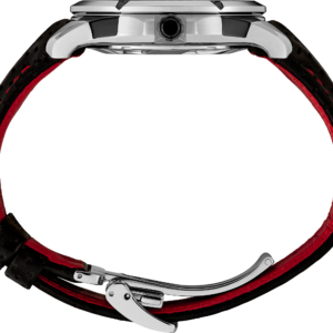 Seiko SUR567 Coutura Stainless Steel 42 mm Red Dial Leather Quartz Men's Watch