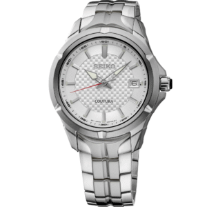 Seiko SUR565 Coutura Men's Stainless Steel Silver Dial Men's Watch