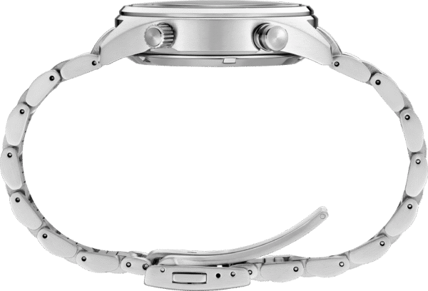 Seiko SFJ009 Prospex Speedtimer Solar 1/100 Chronograph With White Dial