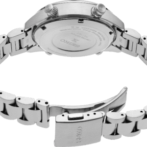 Seiko SFJ009 Prospex Speedtimer Solar 1/100 Chronograph With White Dial