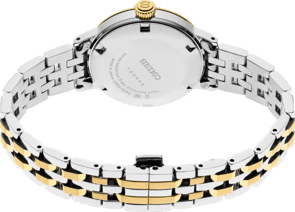 SRE010 Seiko Presage Automatic Champagne Dial Two Tone Women's Watch - Image 2