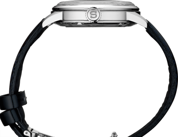 SRPB43 Seiko Men's Presage Automatic Black Leather Strap Watch - Image 3