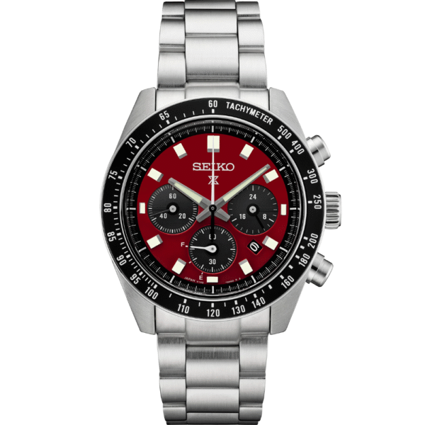 Seiko SSC927 Prospex Speedtimer Solar Red Dial Men's Watch