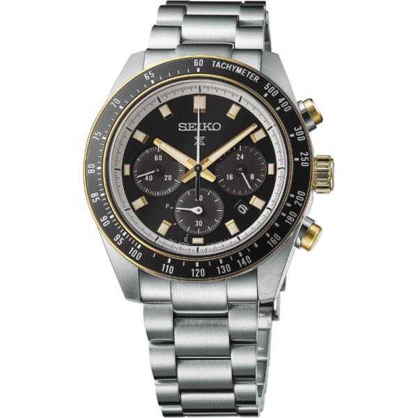 SSC941 Seiko Prospex Speedtimer Solar Chronograph Black Dial Watch