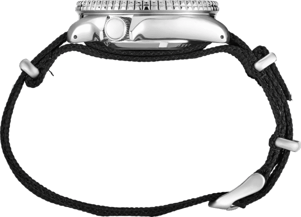 SRPD89 Seiko 5 Sports Automatic Stainless Steel Black Strap Men's Watch - Image 3