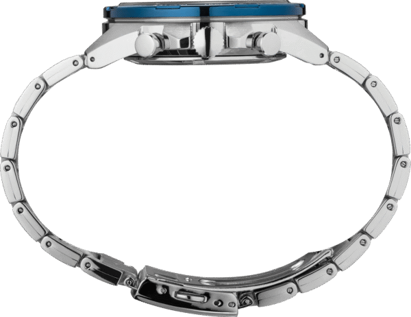 SSB321 Seiko Essentials Chronograph Blue Dial Silver Tone Men's Watch