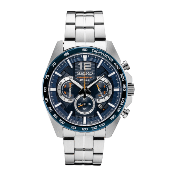 Seiko SSB345 Essentials Blue Dial Stainless Steel Men's Watch
