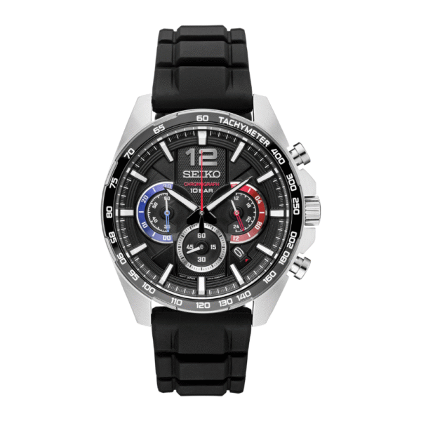 SSB347 Seiko Essentials Chronograph Black Dial Men's Watch