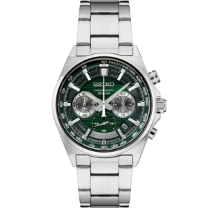 Seiko SSB405 Chronograph Green Dial Stainless Steel Men's Watch