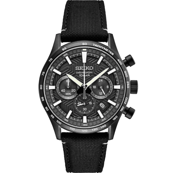 Seiko SSB417 Chronograph Black Dial Men's Watch