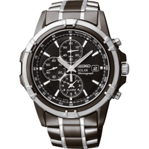 Seiko SSC141 Essentials Solar Chronograph Blue Dial Men's Watch