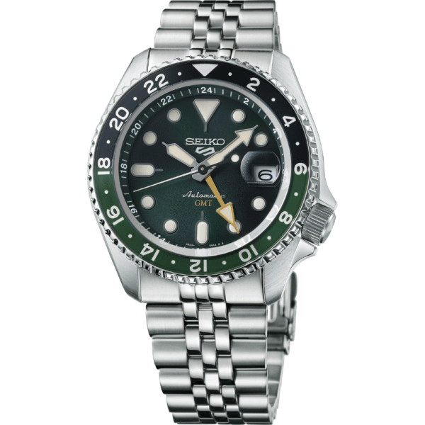 SSK035 SEIKO 5 SPORT Automatic Green Dial Stainless Men's Watch