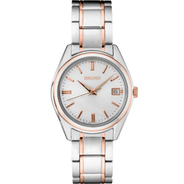 Seiko SUR322 Essentials Two-Tone Stainless Steel Women's Watch