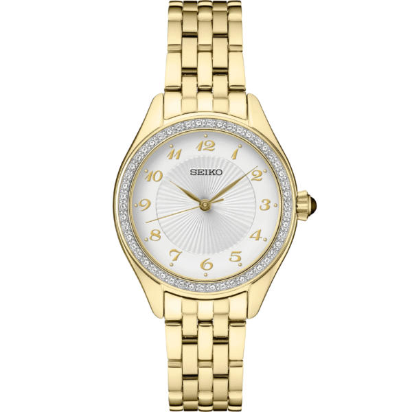 Seiko SUR394 Essential Silver Dial Stainless Steel Women's Watch
