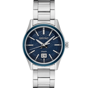 Seiko SUR559 Essentials Stainless Steel Blue Dial Men's Watch