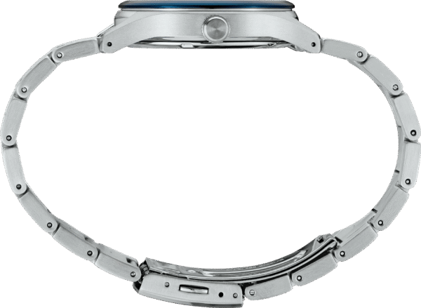 Seiko SUR559 Essentials Stainless Steel Blue Dial Men's Watch - Image 2