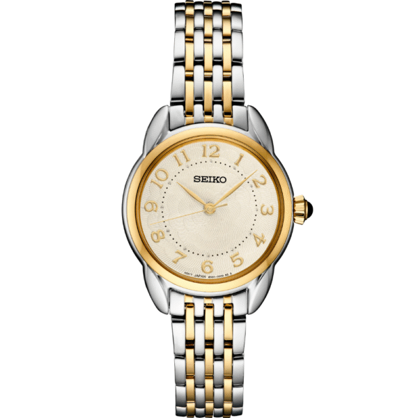 Seiko SUR562 Essentials Stainless Steel Two Tone Women's Watch