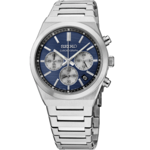 Seiko SSB453 Quartz Chronograph Blue Dial Men's Watch